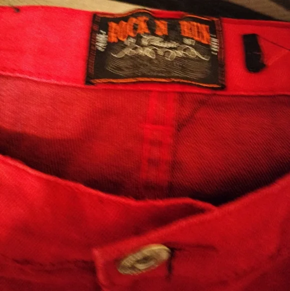 Vintage, red Rock and Run skinny jeans Size 38 - Picture 2 of 3